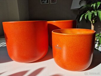 Set 3 ks keramických kvetináčov Scheurich