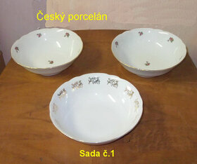 Kvalitný  český porcelán Czechoslovakia - Nové nepoužite - 1