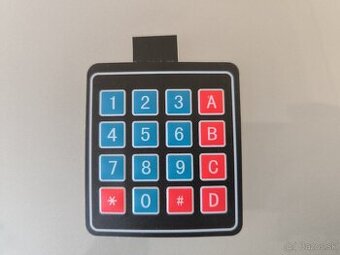 Membránová klávesnica 4x4 arduino