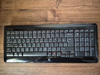 Predám bezdrôtovú klávesnicu Logitech K340 a bezdrôtovú myš