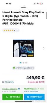 Vymením PS5
