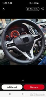 Honda Jazz, poťah volantu