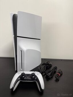 Playstation 5 slim 1Tb s Mechanikou - biela + záruka