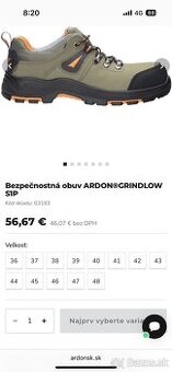 Pracovná obuv Ardon