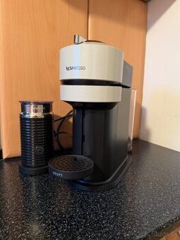 NESPRESSO KRUPS Vertuo Next + napeňovač mlieka