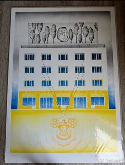 Grafika Čierne diery 14