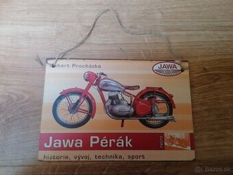 Drevená tabuľa Jawa Perák