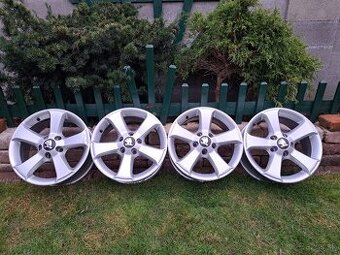Hliníkové disky 5x112 R16 / škoda,seat,VW,audi...