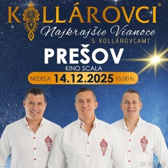 Vianočný koncert Kollárovci Prešov 14.12.