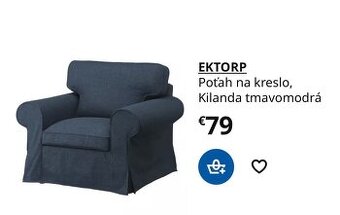 Potah na kreslo Ektorp