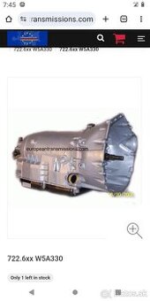 Predám automatickú prevodovku 722.618 W 5 A 330,