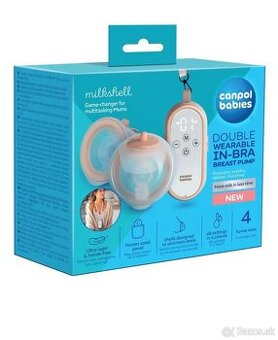 Canpol babies Dvojitá odsávačka materského mlieka do podprse