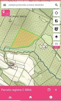 Predám lesný pozemok