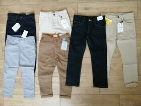 6x nohavice ZARA, veľkosť 110, 116, 122, 128 (NOVÉ)
