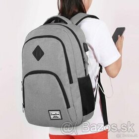 Školský batoh na notebook YAMTION s USB nabíjacím portom, Ne - 1
