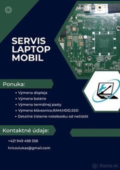 OPRAVA NOTEBOOKU MOBILU