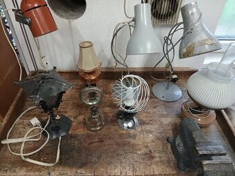Retro lampy lustre