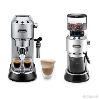 Delonghi Dedica set - kávovar + mlynček