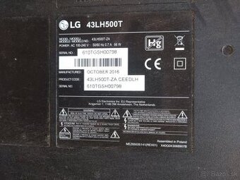Televízor LG 43LH500T-ZA náhradné diely.