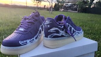 Air force 1 skeleton purple