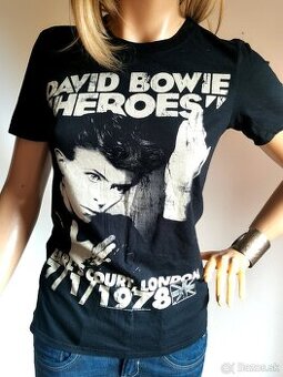ORIGINAL tričko DAVID BOWIE vo veľkosti S