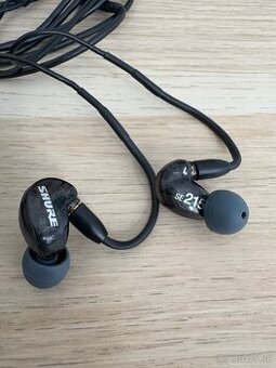 Shure SE215 slúchadlá black