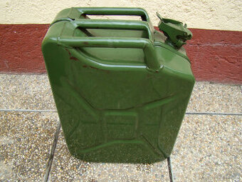 Ocelový kanister Kraftstoff na benzín 20l