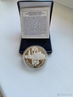 Strieborná minca - 20 euro - Levoča PROOF