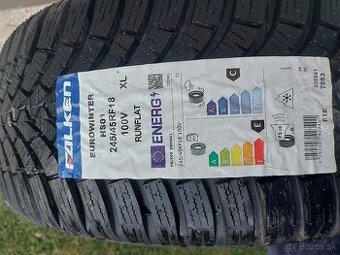 1ks NOVÁ 245/45 R18 100V FALKEN EUROWINTER HS01 RUNFLAT