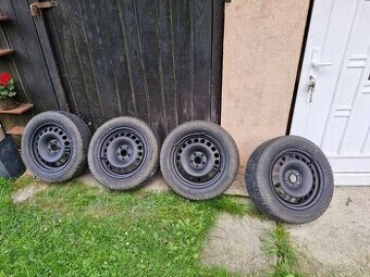 Plechové disky so zimnými pneu 16”