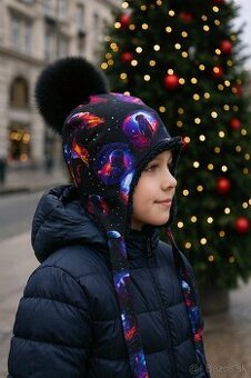 zimná čiapka na viazanie Kosmos