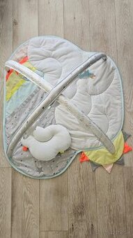 SKIP HOP Deka na hranie 5 hračiek, vankúšik Silver Linning C