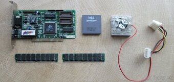 raritné staré PC komponenty z 90-tych rokov