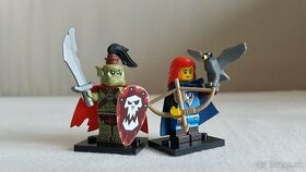 Nové LEGO minifigúrky 71037 - sokoliarka a ork