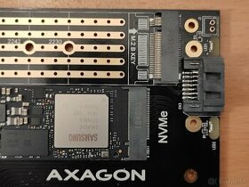 AXAGON NVME+SATA M.2 ADAPTÉR, Samsung 970 EVO Plus