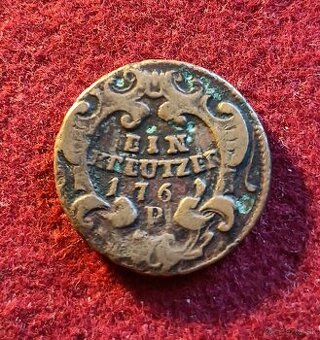 1 kreutzer 1761 P