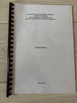 Zoológia I.
