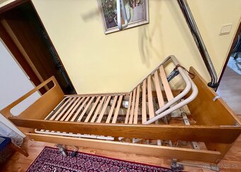 Elektrická polohovateľná posteľ, zdravotná, 200x90