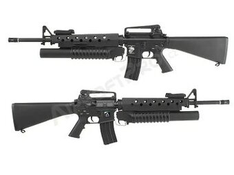 Predám, vymením airsoftovú zbraň M16 s granátometom.