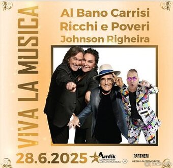 Vstupenky Albano Ricchi a Poveri Banská Bystrica 28.6.