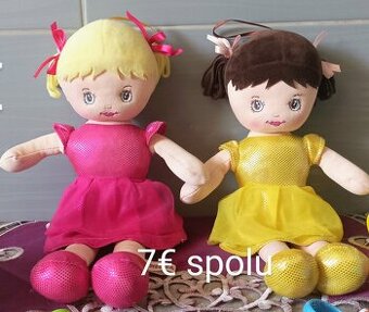 Bábiky, drevené vkladačky, zvukové hračky