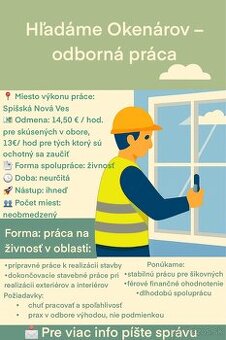 Hľadáme Okenárov – odborná práca