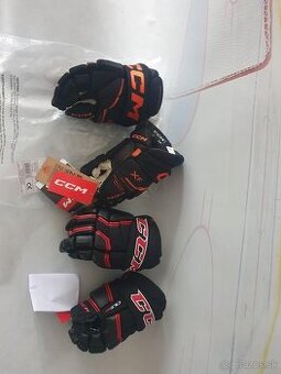 Super rukavice 12" Black/orange a black/red CCM- NOVÉÉ