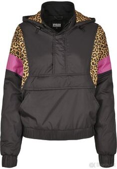 Nová dámska bunda black/leo veľkosť 3XL TB3063