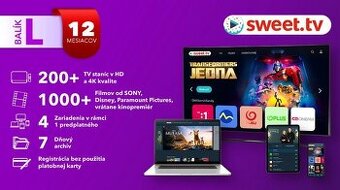 Predplatne Sweet.tv na 12 mesiacov