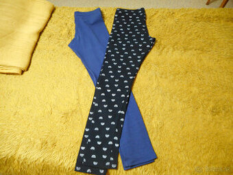 2x dievčenské legíny 12-13 rokov