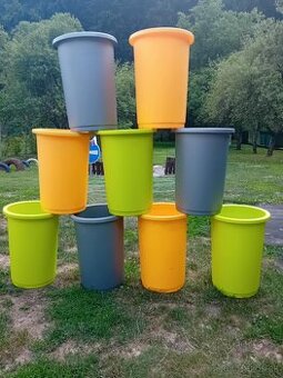 50 Litrové plastové vedrá - kvalitný plast