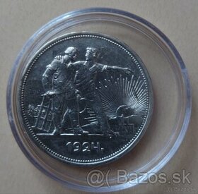 Strieborná minca Rubeľ