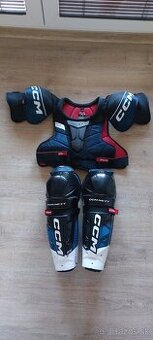 NOVA Hokejova vystroj SENIOR CCM a BAUERvel. M, holene 14"