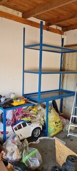 REGÁL+PRACOVNÝ STÔL do dielne